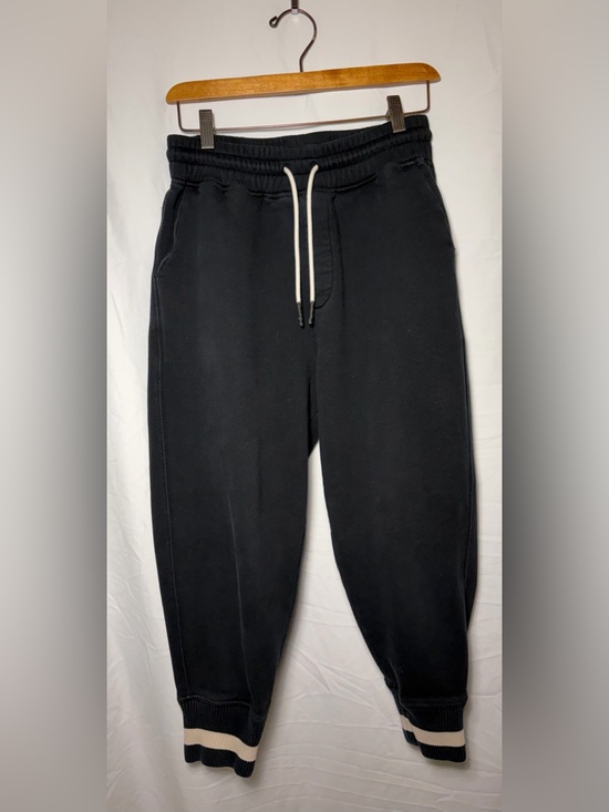 Drôle De Monsieur Other - Drôle De Monsieur Drawstring Track Pants Black Size S Cream Stripe Cuffs